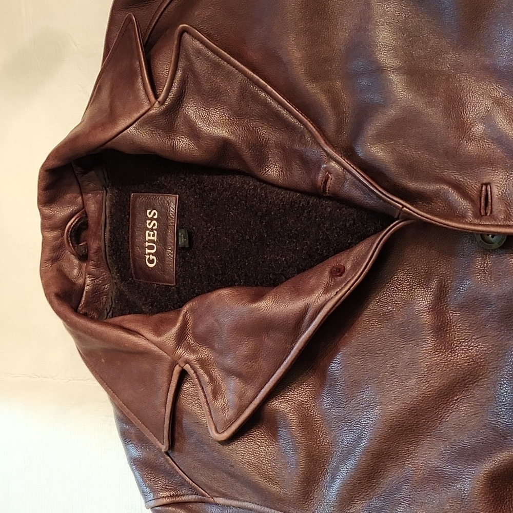 Guess Leather Coat L